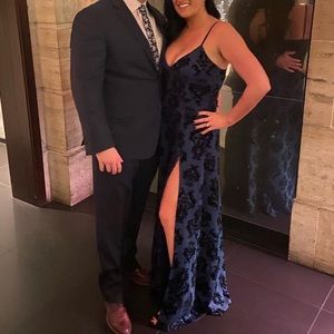 Windsor Black and Blue Gown